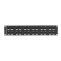 Black Box Cat6 Protected Panel, 24-Port, 2U JSM114A